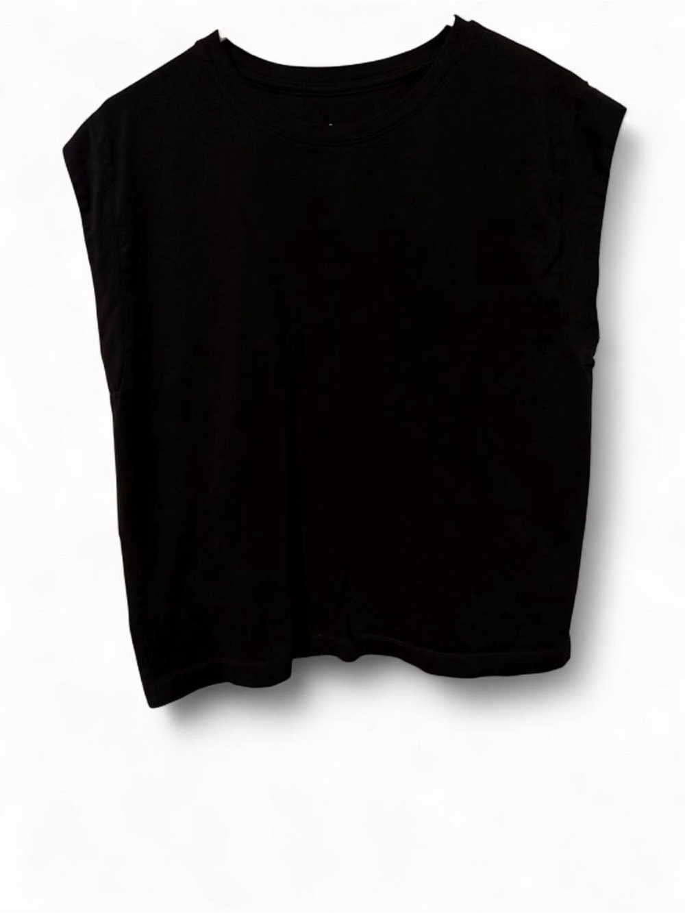 A New Day Solid Black Sleeveless Muscle Tee Tank Top XL